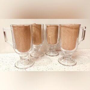 Set of Four Irish Coffee Cups